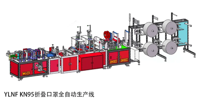 揚(yáng)力集團(tuán)KN95折疊口罩全自動(dòng)、半自動(dòng)生產(chǎn)線高性能交付！