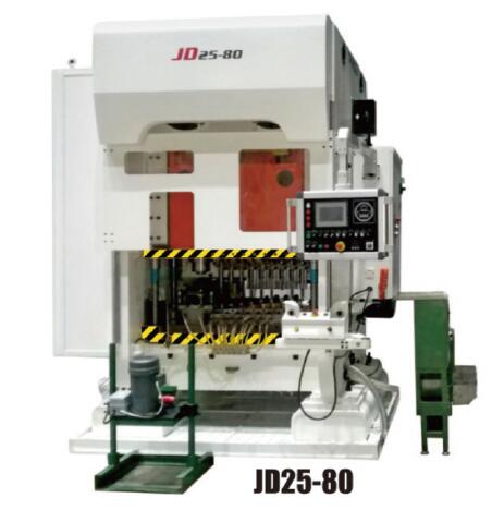 JD25半閉式雙點多工位圓鋼殼拉伸壓力機(jī)